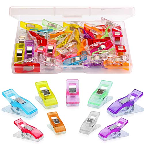 Multipurpose Sewing Clips 30 Pcs Premium Quilting Clips Assorted C...
