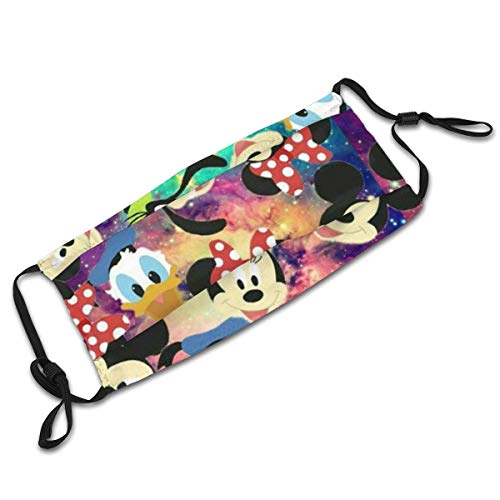 Graphic Reusable Fac-E Maks Mouth Cover With Dis-Ney Various Mic-K...