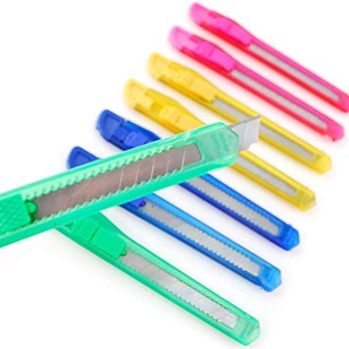 24 Box Cutter/Hobby Retractable Lock Utility Knife with Strong Sna...