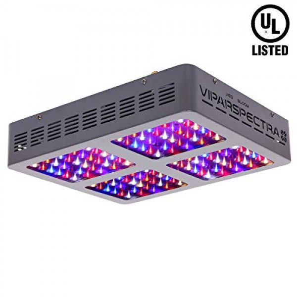 VIPARSPECTRA UL Certified 600W LED Grow Light,with Daisy Chain,Veg...