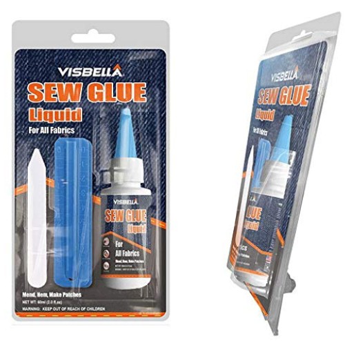 Visbella 1 Min Quick Bonding Fast Dry Sew Glue Liquid Reinforcing ...