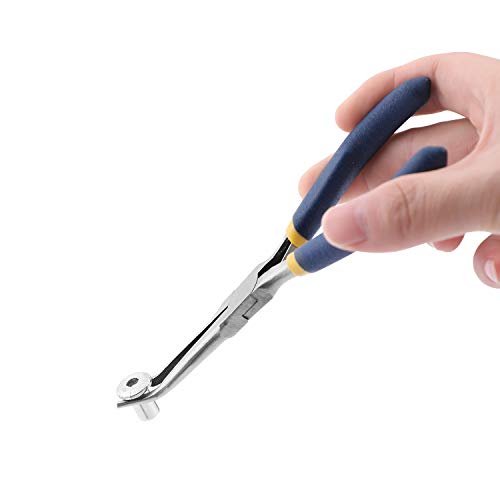 6 Mini Needle Nose Pliers with Comfort Grip Handles,2 Pliers Set ...