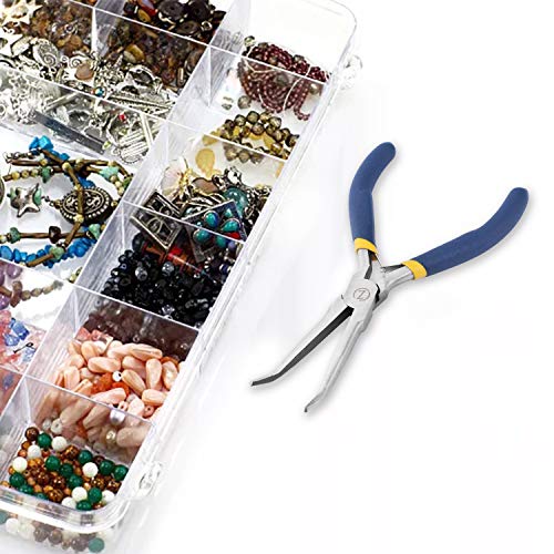 6 Mini Needle Nose Pliers with Comfort Grip Handles,2 Pliers Set ...