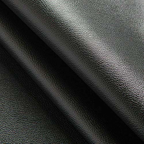 ViSTA Vinyl Black Weatherproof Faux Leather Finish Marine Vinyl Fa...