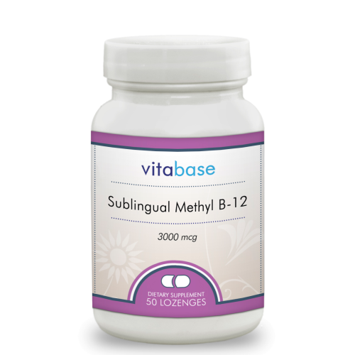 Vitabase Sublingual Methyl B-12 3000 mcg