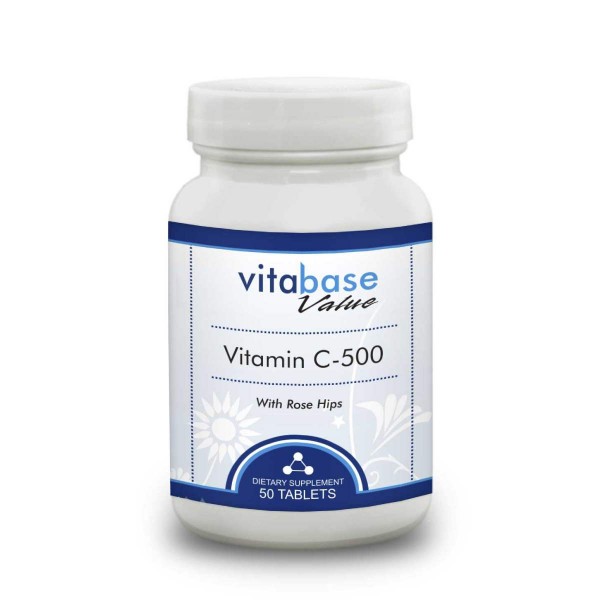 Vitabase Vitamin C-500 with Rose Hips
