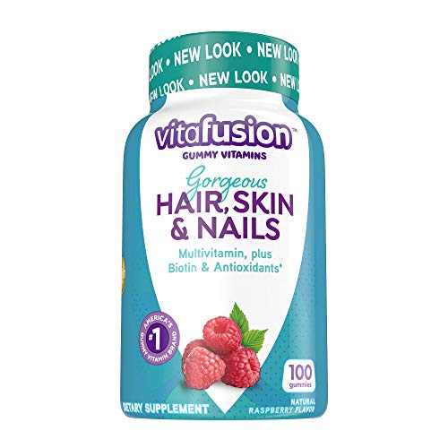 Vitafusion Gorgeous Hair, Skin Nails Multivitamin Gummy Vitamins, ...