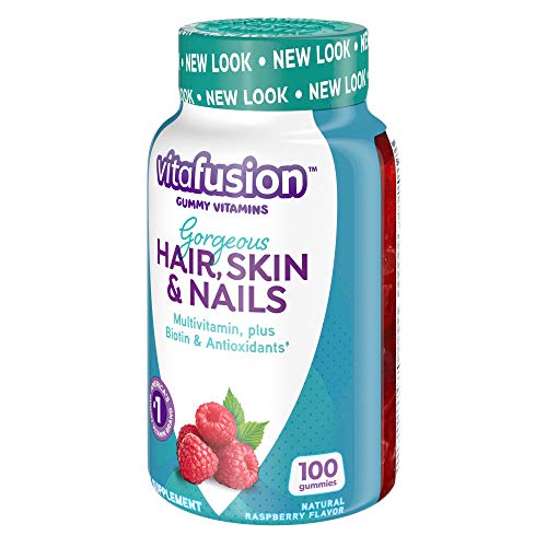 Vitafusion Gorgeous Hair, Skin Nails Multivitamin Gummy Vitamins, ...