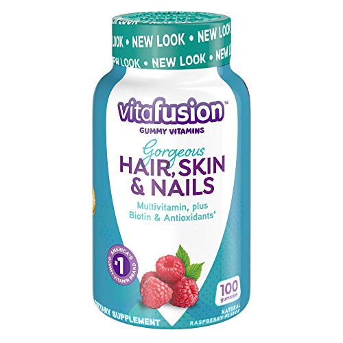 Vitafusion Gorgeous Hair, Skin Nails Multivitamin Gummy Vitamins, ...