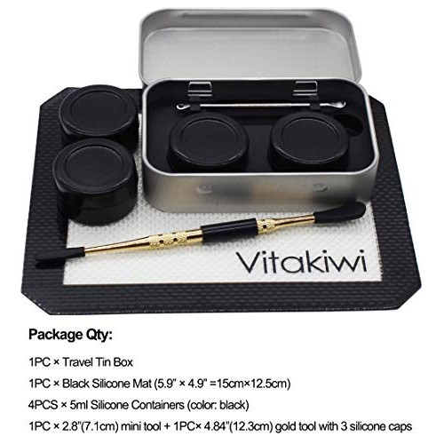 Silicone Wax Carving Travel Tin Kit with 5ml Silicone Concentrate ...