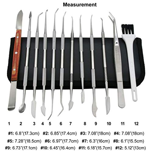 Vitakiwi Double-Ended Stainless Steel Wax Clay Sculpting Carving D...