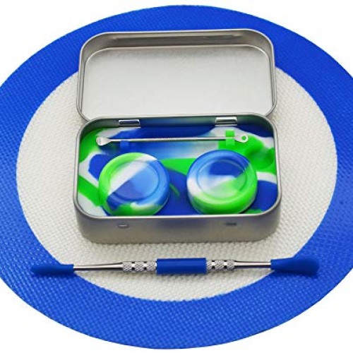 Vitakiwi Silicone Wax Carving Travel Kit Set - Non-stick 5ml Conce...