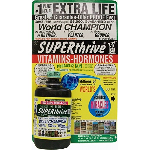 SUPERthrive VI30155 Plant Vitamin Solution, 1 Pint 4 Ounce