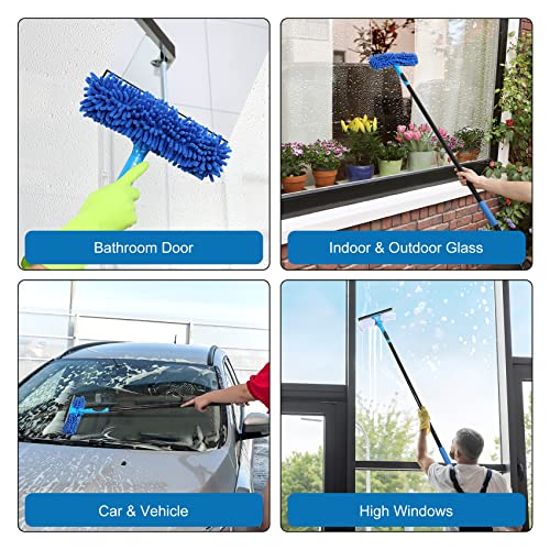 VITEVER Professional Window Squeegee Cleaner Tool with Extension P...