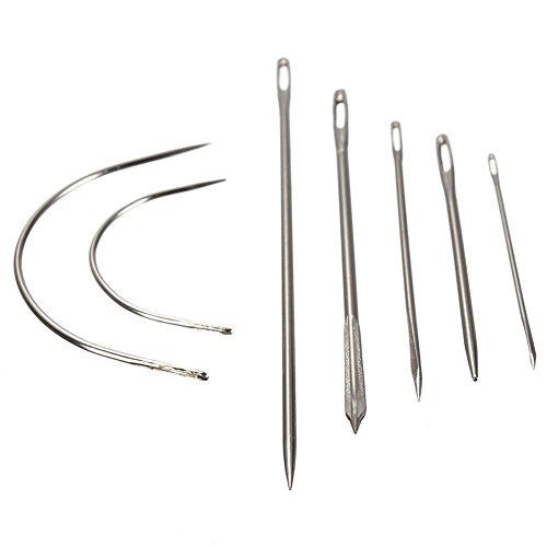 Heavy Duty Hand Sewing Needles Kit for Home Upholstery Carpet Leat...