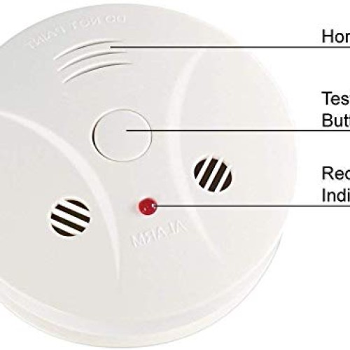 3 Pack Fire Alarms Smoke Detector Battery Operated with Photoelect...