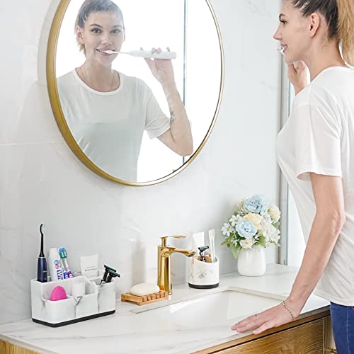 Vitviti Toothbrush Holder for Bathroom, Bathroom Storage Organizer...