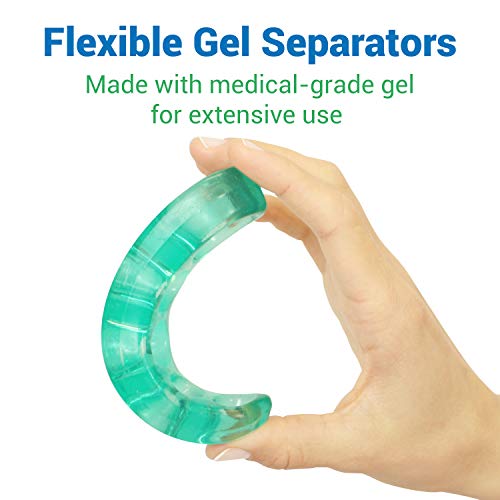 ViveSole Toe Stretchers Separators 4 Pieces - Gel Therapeutic Sp...