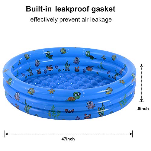 Garden Round Inflatable Baby Swimming Pool, Portable Inflatable Ch...