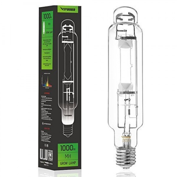 VIVOSUN 1000 Watt Metal Halide MH Grow Light Bulb Lamp - Enhanced ...