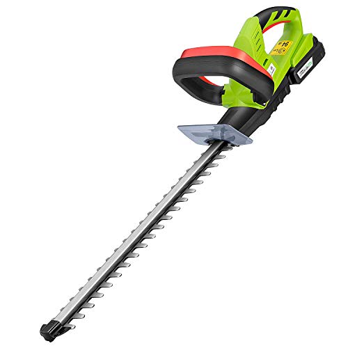 VIVOSUN 20V Cordless Hedge Trimmer, 20-inch Dual-Action Laser Blad...