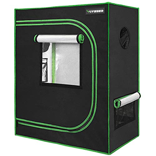 VIVOSUN 30x18x36 Mylar Hydroponic Grow Tent with Observation Wi...