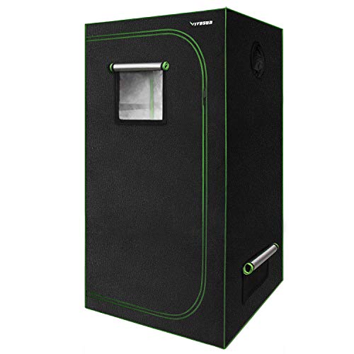VIVOSUN 36x20x62 Mylar Hydroponic Grow Tent with Observation Wi...