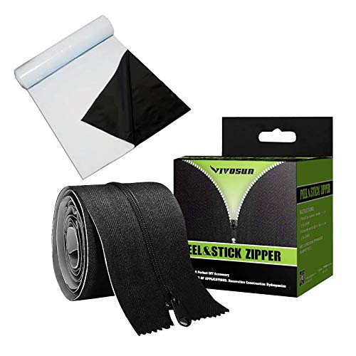 VIVOSUN 5.5 Mil Panda Film and Heavy Duty Peel and Stick Zipper