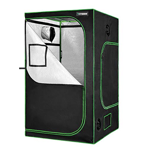 VIVOSUN 5-Pack 1 Gallon Grow Bags with Mylar Hydroponic Grow Tent