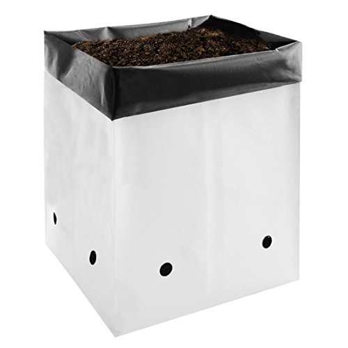 VIVOSUN 50-Pack 1 Gallon Grow Bags for Plants, Black-and-White Mat...