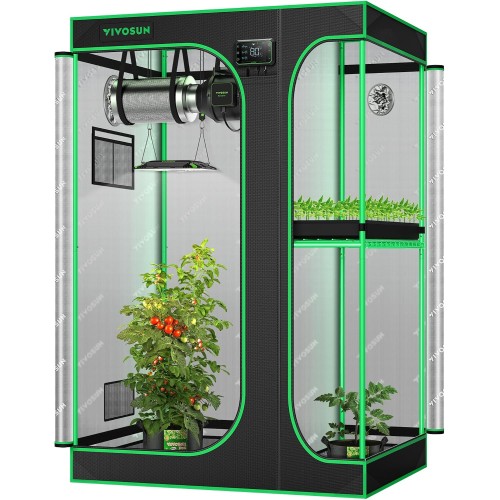 VIVOSUN D325 2-in-1 3x2 Grow Tent 36