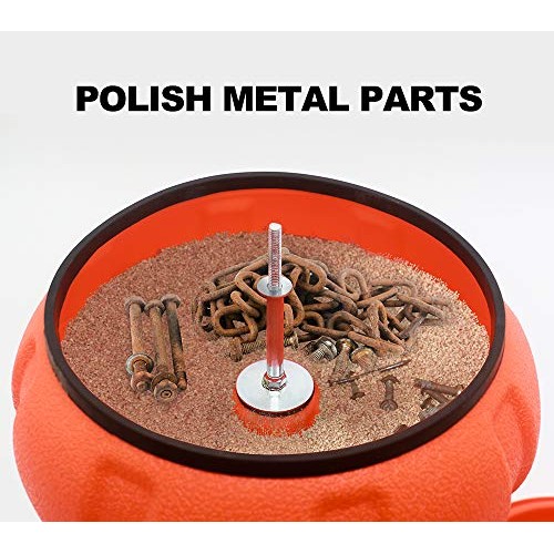 VIYUKI Electric 5LB Vibratory Tumbler Bowl Tumbling Polishing Mach...