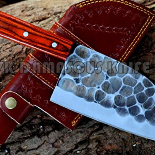 Handmade forged Carbon Steel butcher Serbian Cleaver Chopper Kitch...