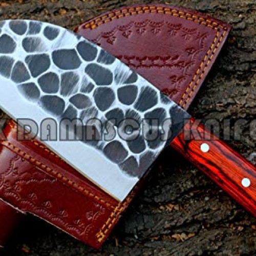 Handmade forged Carbon Steel butcher Serbian Cleaver Chopper Kitch...