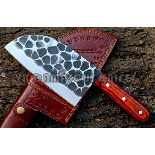 Handmade forged Carbon Steel butcher Serbian Cleaver Chopper Kitch...