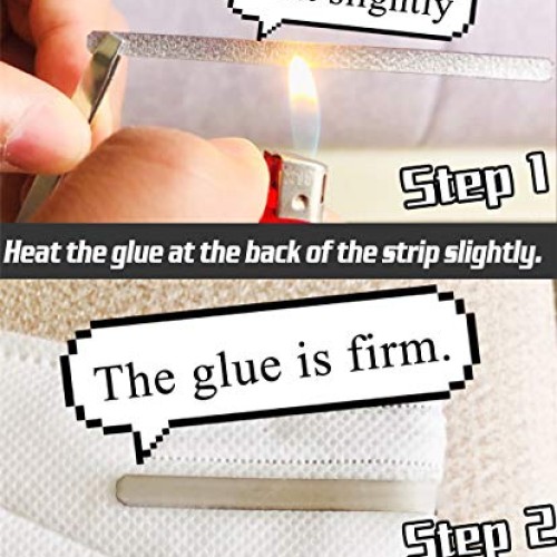 50 PCS Aluminum Nose Strips for Mask 9cm/3.54 Nose Bridge Bracke...
