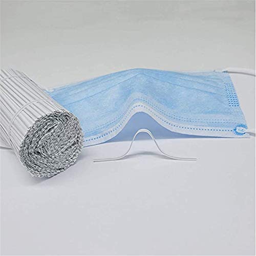 50 PCS Aluminum Nose Strips for Mask 9cm/3.54 Nose Bridge Bracke...