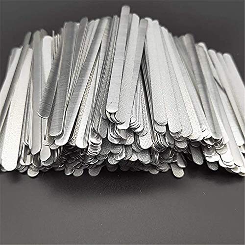 50 PCS Aluminum Nose Strips for Mask 9cm/3.54 Nose Bridge Bracke...