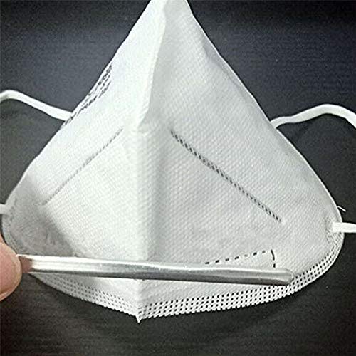 50 PCS Aluminum Nose Strips for Mask 9cm/3.54 Nose Bridge Bracke...