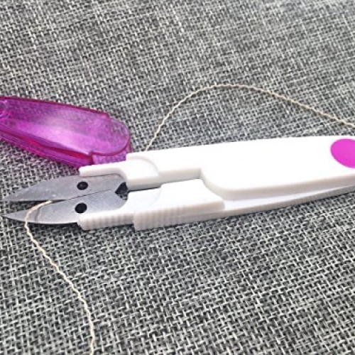 VNDEFUL 4PCS Portable Plastic Easy Grip Handle Sewing Snip Thread ...