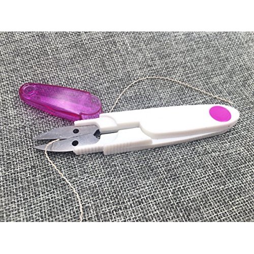 VNDEFUL 4PCS Portable Plastic Easy Grip Handle Sewing Snip Thread ...