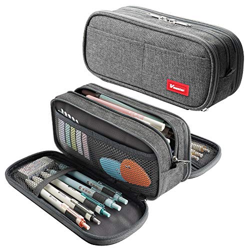 Large Pencil Case Big Capacity Pencil Bag Large Storage Pouch 3 Co...