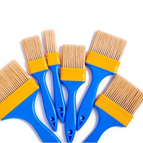 VNKI 6PCS Chalk Paint & Wax Brush Set for Painting and Refinishing...