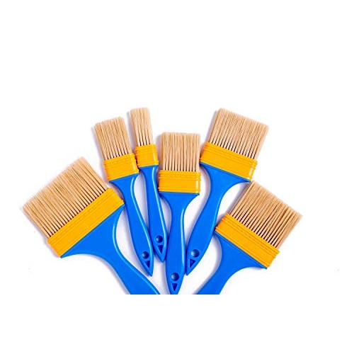 VNKI 6PCS Chalk Paint & Wax Brush Set for Painting and Refinishing...