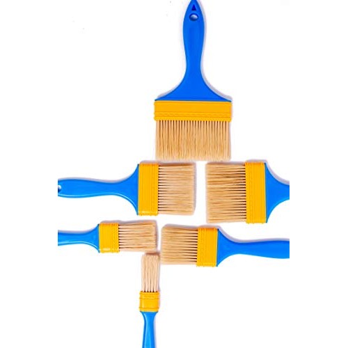 VNKI 6PCS Chalk Paint & Wax Brush Set for Painting and Refinishing...