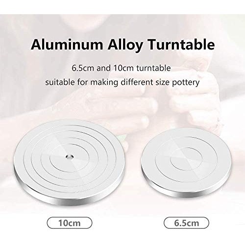 Mini Pottery Wheel, 6.5cm 10cm Turntable Mini Pottery Machine Elec...