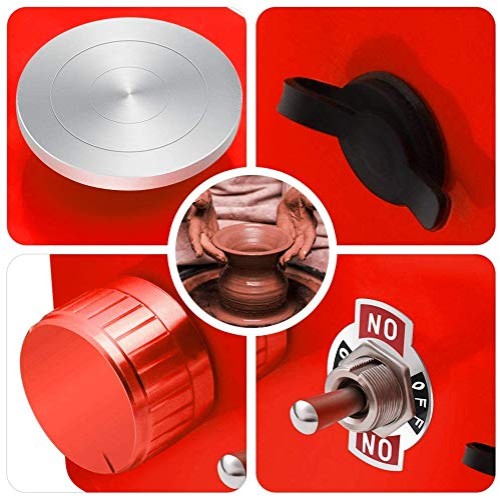 Mini Pottery Wheel, 6.5cm 10cm Turntable Mini Pottery Machine Elec...