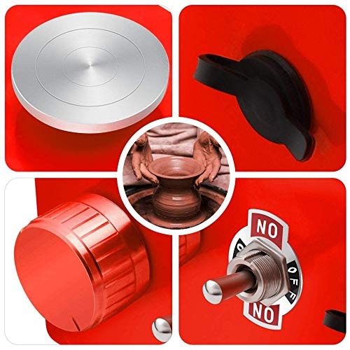 Mini Pottery Wheel, 6.5cm 10cm Turntable Mini Pottery Machine Elec...