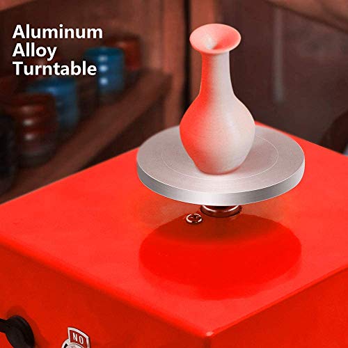 Mini Pottery Wheel, 6.5cm 10cm Turntable Mini Pottery Machine Elec...
