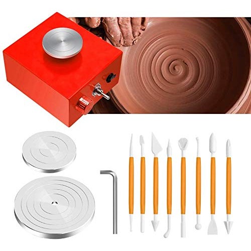 Mini Pottery Wheel, 6.5cm 10cm Turntable Mini Pottery Machine Elec...